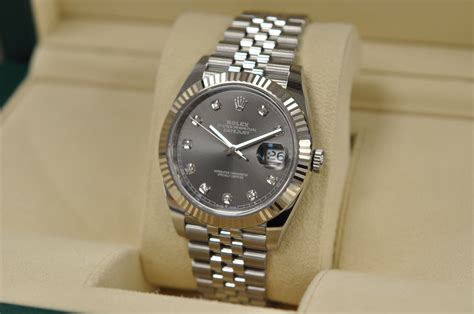 rolex datejust 41 rhodium dial oyster bracelet|Rolex Datejust 41 retail price.